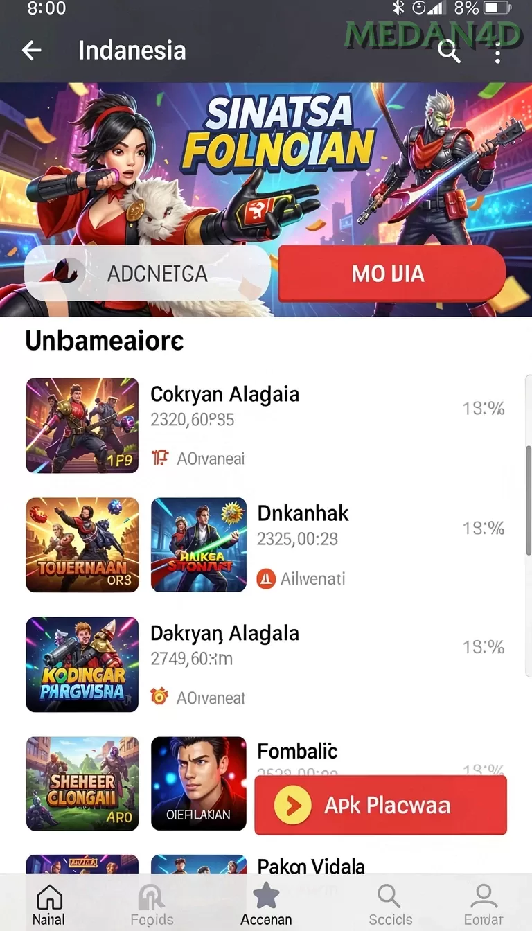Cuplikan layar AGUNG11 — halaman utama