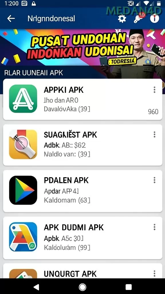 Cuplikan layar PP123 — pengaturan akun