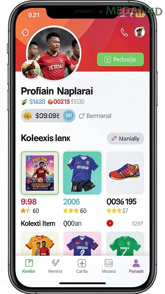 Cuplikan layar AGUNG11 — menu navigasi